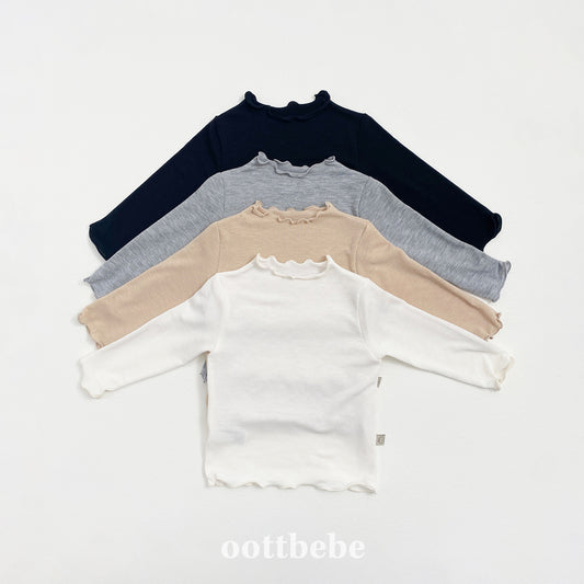 (Pre-order) OOTTBEBE -  Inner Flare Tee 이너프날라리티 (4 Colors)
