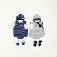 (Pre-order) OOTTBEBE - Urban Stripe Hooded Suit 어반스트라이프후드슈트 (2 Colors)