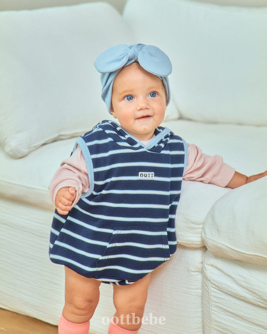 (Pre-order) OOTTBEBE - Urban Stripe Hooded Suit 어반스트라이프후드슈트 (2 Colors)