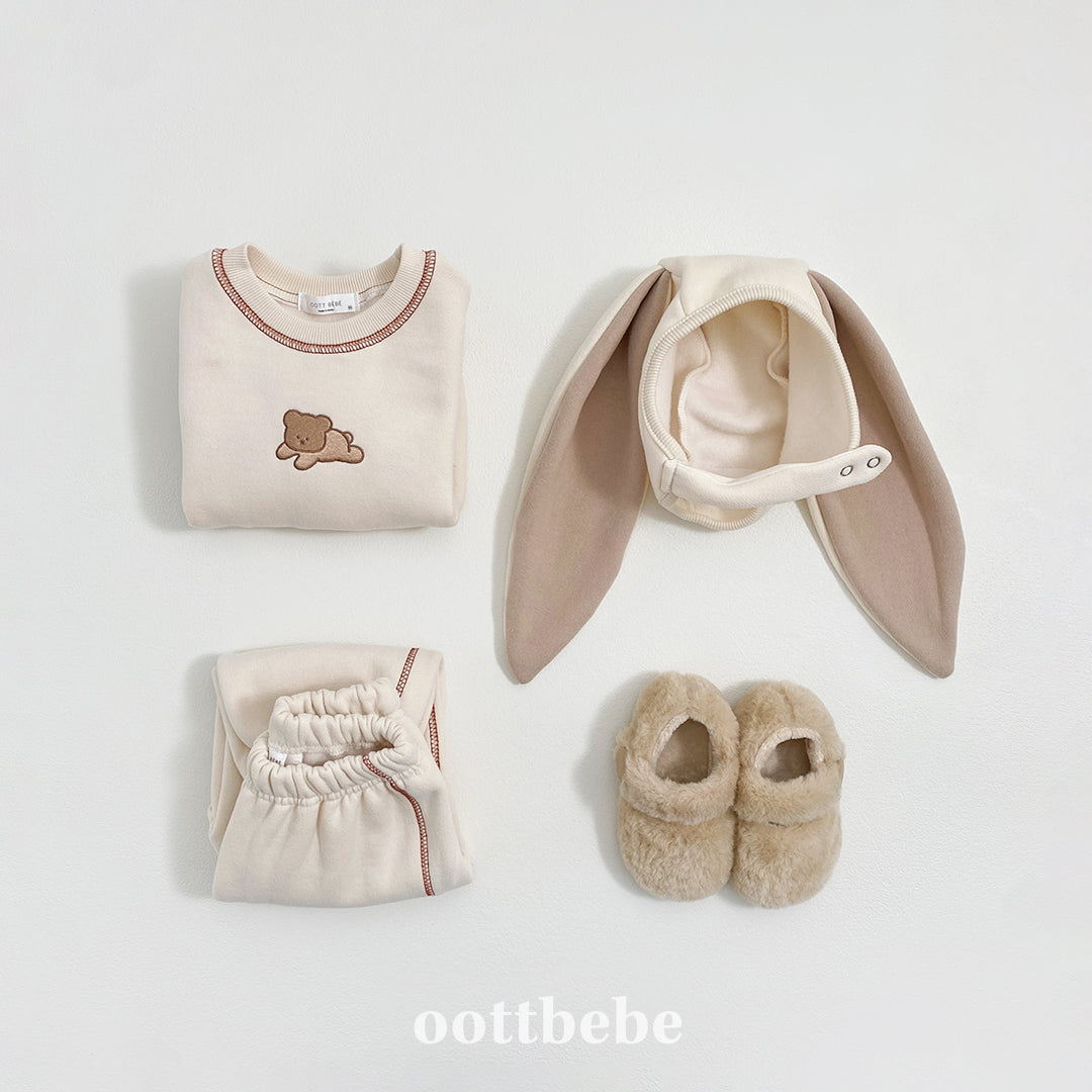 (Pre-order) OOTTBEBE Winter -  Bunny Ear Hood 바니모자 (5 Colors)