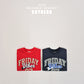 (Pre-order) Soybean Kids - Friday Lettering Sweatshirt 프라이데이맨투맨 (2 Colors)