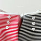 (Pre-order) Daily Bebe - Kids' Button Stripe Tee 줄가라단추티 (2 Colors)