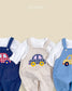 (Pre-order) OOTTBEBE Fall - Bungbung Denim Overalls - 붕붕이데님오버롤 (3 Colors)