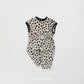 (Pre-order) OOTTBEBE Summer - Petit Leopard Pleated Set 쁘띠호피플리츠상하복 (2 Colors)