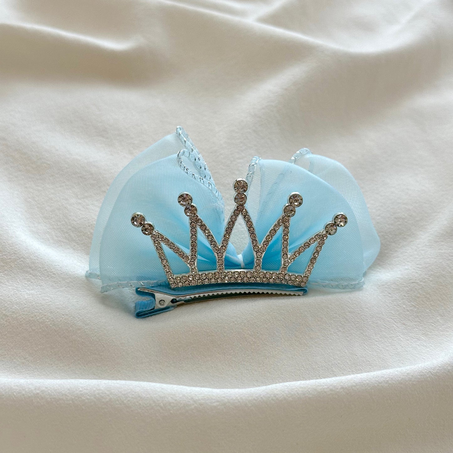 (Chenny Bong Bong) Kids’ Enchanted Crown Hair Clip - Blue (1 Piece)