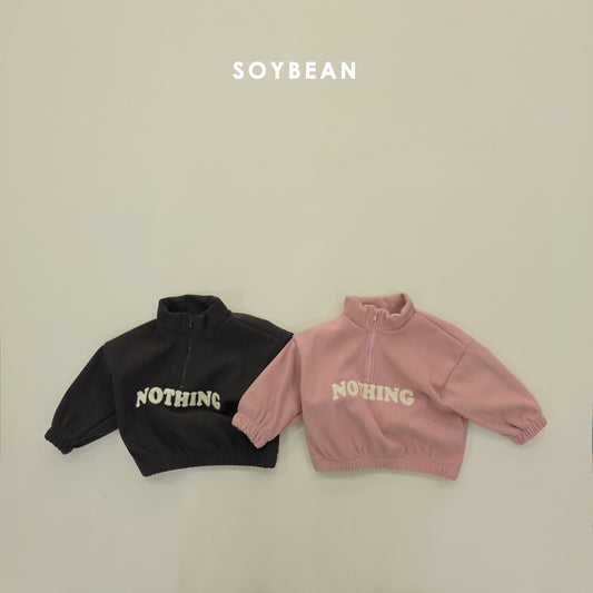 (Pre-order) Soybean Kids Winter - Nothing Corduroy Half-Zip Sweatshirt 낫띵골덴반집업 (2 Colors)