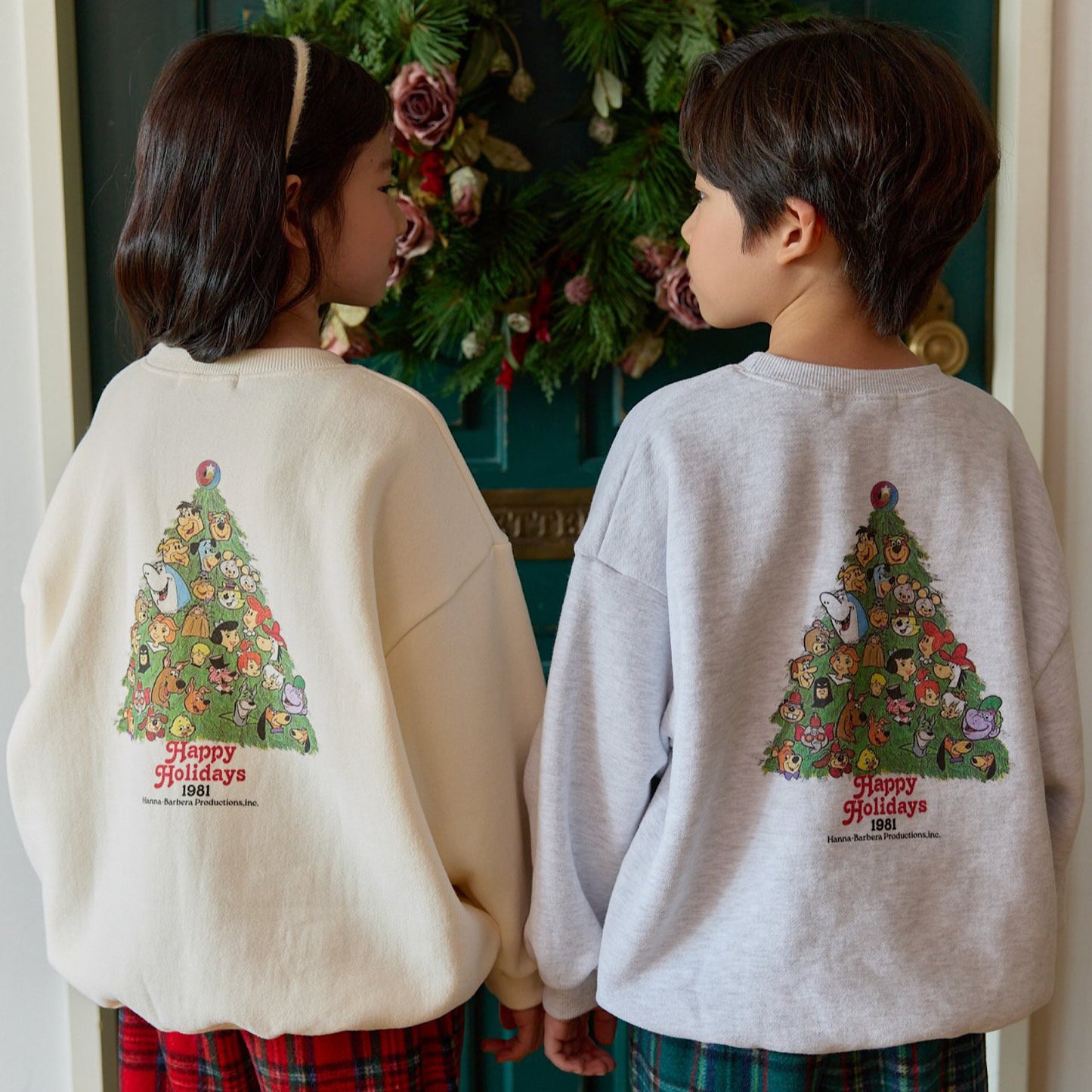 (Pre-order) Daily Bebe - Kids’ Christmas Tree Sweatshirt 트리맨투맨 (2 Colors)