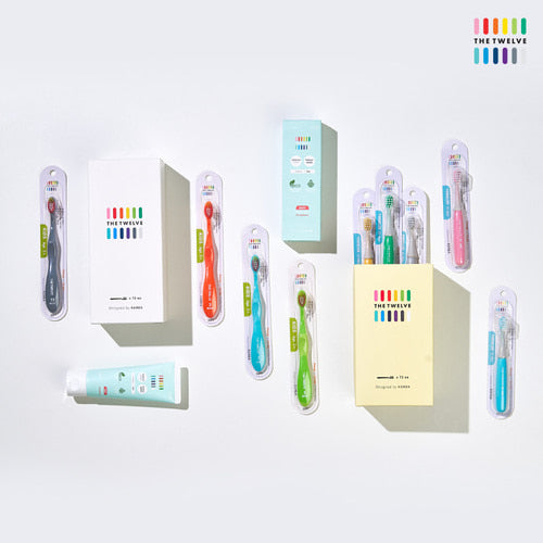 (The Twelve) Kids’ Toothbrush Set: Step 2 (Toddler) (12pcs)