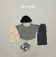(Pre-order) Soybean Kids Winter - Fleece-Lined Side Snap Wide Pants 양기모사이드스냅팬츠 (4 Colors)