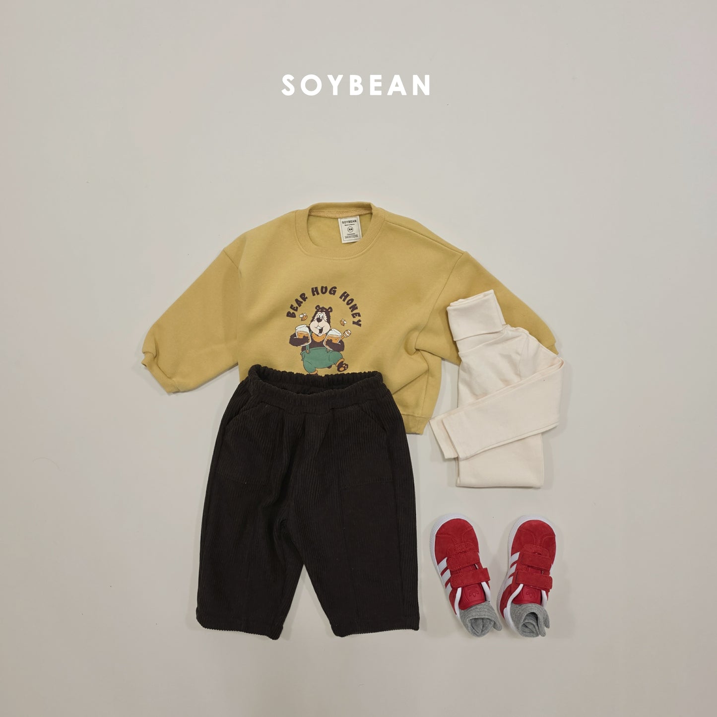 (Pre-order) Soybean Kids Winter - Cotton Stretch Inner Turtleneck 이너폴라티 (3 Colors)
