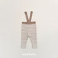 (Pre-order) OOTTBEBE Winter - (Bebe) Suspender Stripe Leggings 윈터멜빵레깅스 (3 Colors)