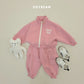 (Pre-order) Soybean Kids Winter - Zip-Up Cargo Fleece-Lined Top & Bottom Set 집업카고상하복 (2 Colors)
