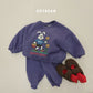 (Pre-order) Soybean Kids Winter - Picnic Fleece-Lined Top & Bottom Set 피크닉양기모상하 (2 Colors)