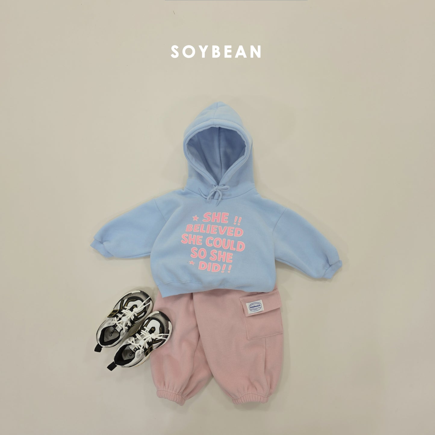 (Pre-order) Soybean Kids Winter - Super Barrel Fleece Jogger Pants 슈퍼항아리플리스조거 (4 Colors)