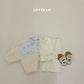 (Pre-order) Soybean Kids Winter - Mochi Square Top & Bottom Set 모찌스퀘어상하 (2 Colors)