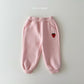 (Pre-order) Daily Bebe - Kids’ Strawberry Top & Bottom Set 딸기자수 상하셋트 (3 Colors)