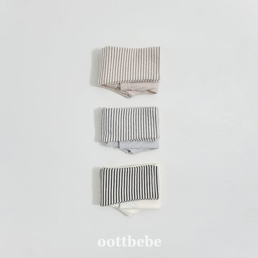 (Pre-order) OOTTBEBE Winter - Stripe Ankle Leggings 윈터배색레깅스 (3 Colors)