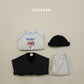 (Pre-order) Soybean Kids Winter - Cloud Bunny Fleece-Lined Top & Bottom Set 양기모구름토끼상하 (3 Colors)