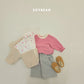 (Pre-order) Soybean Kids Winter - Flower Patch Sherpa Jacket 꽃배색양털JP (2 Colors)