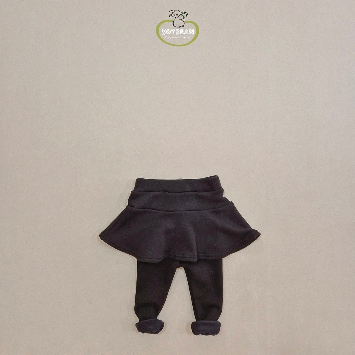 (Pre-order) Soybean Kids - Cozy Flare Skirted Leggings 뽀송나팔치랭스 (3 Colors)