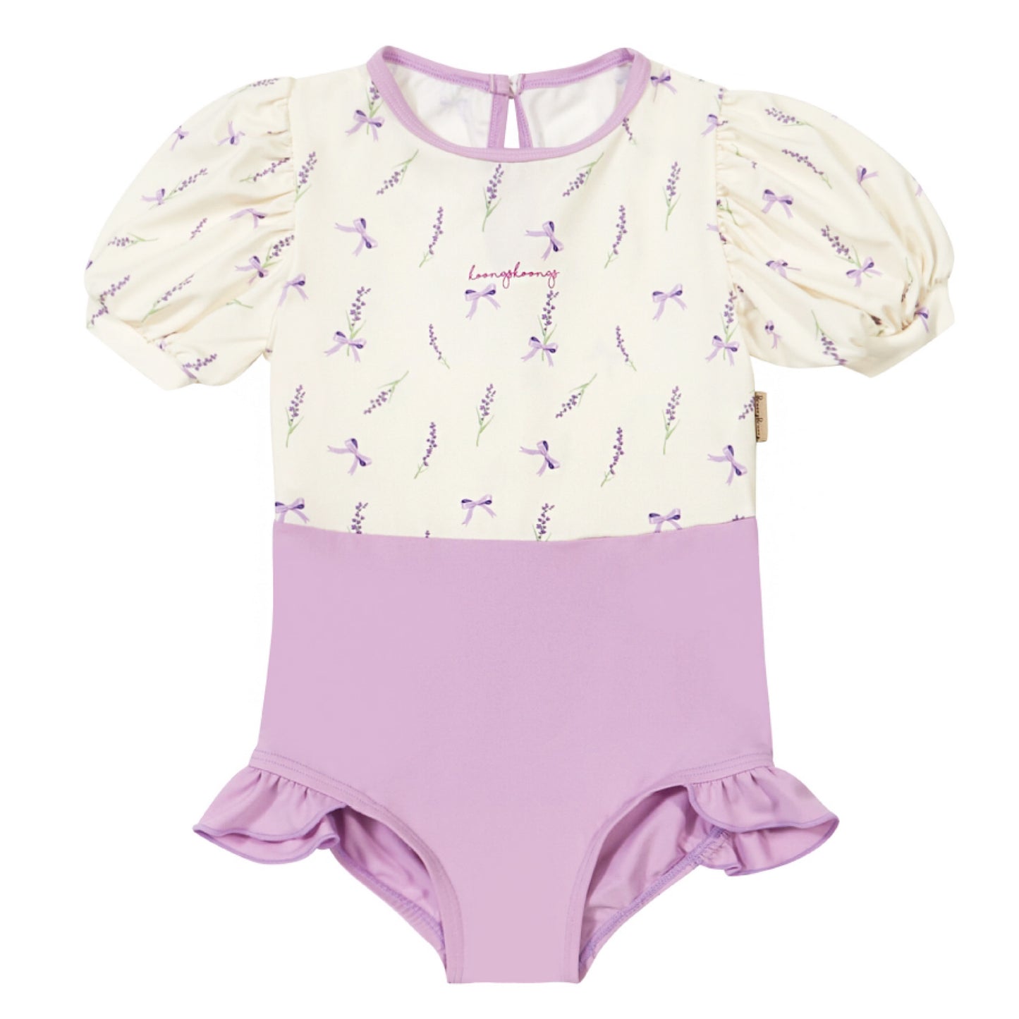 (Pre-order) KoongsKoongs Kids’ Premium Lilac Rash Guard Set