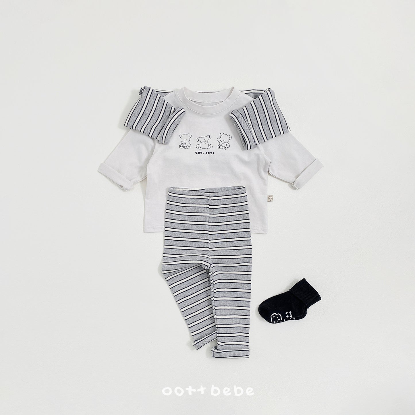 (Pre-order) OOTTBEBE Spring - Say OOTT Leggings 세이오뜨레깅스 (4 Colors)