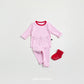 (Pre-order) OOTTBEBE Spring - Modal Heart Pajama Set 모달하트실내복 (4 Colors)