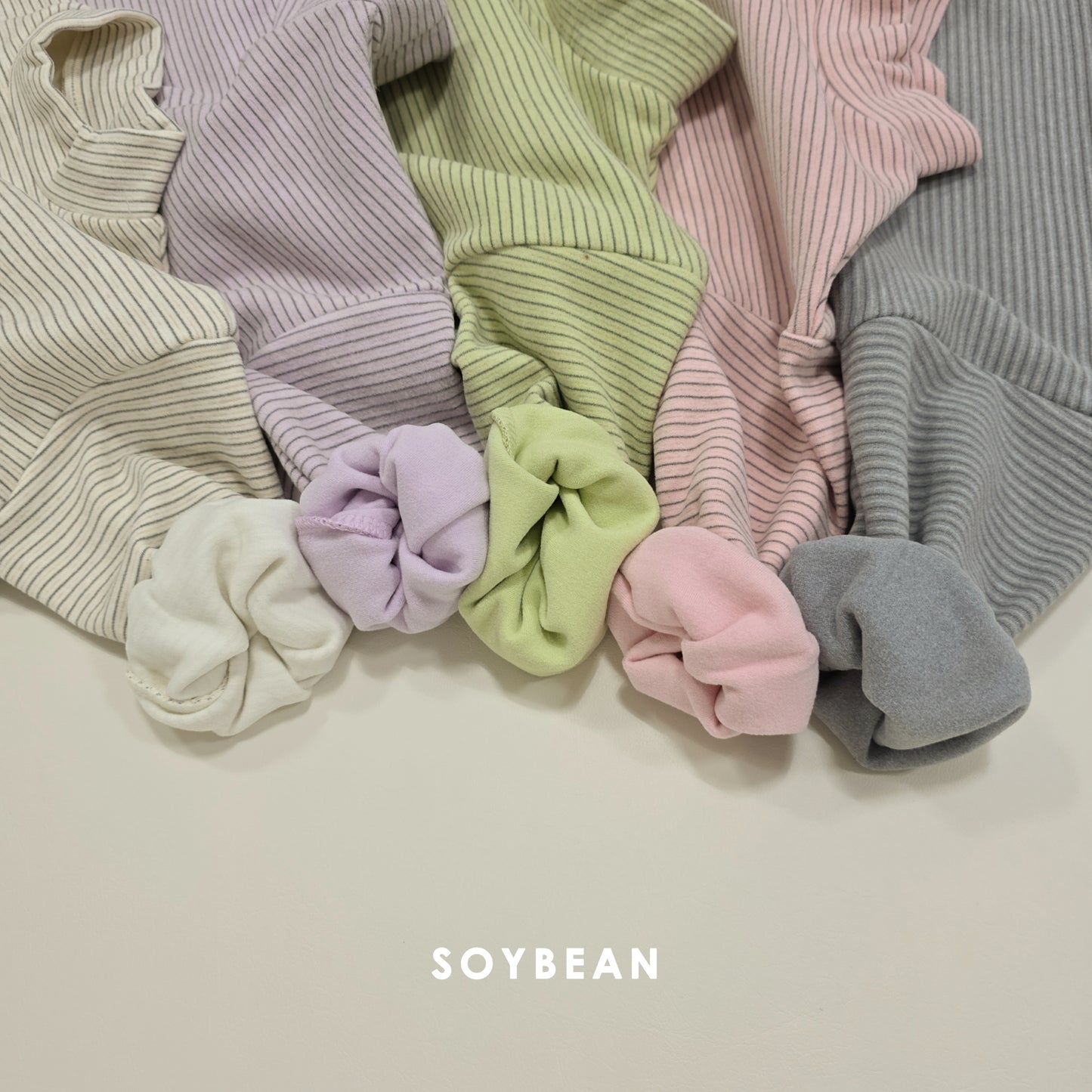 (Pre-order) Soybean Kids Winter - Cozy Soft Half-Neck Tee 폭닥폭닥반목티 (5 Colors)