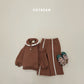 (Pre-order) Soybean Kids Winter - Collar Frill Fleece-Lined Top & Bottom Set 카라프릴양기모상하 (2 Colors)