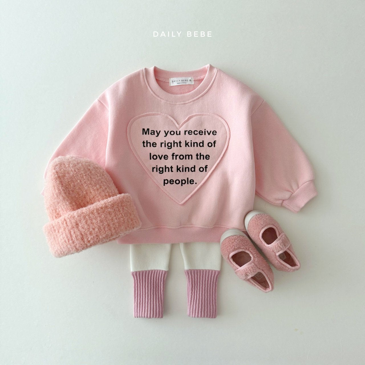 (Pre-order) Daily Bebe Winter - Kids’ Mink Leggings 밍크 토시레깅스 (3 Colors)