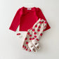 (Pre-order) Daily Bebe Winter - Kids' Ribbon Shoulder Top 리본 숄더티 (3 Colors)