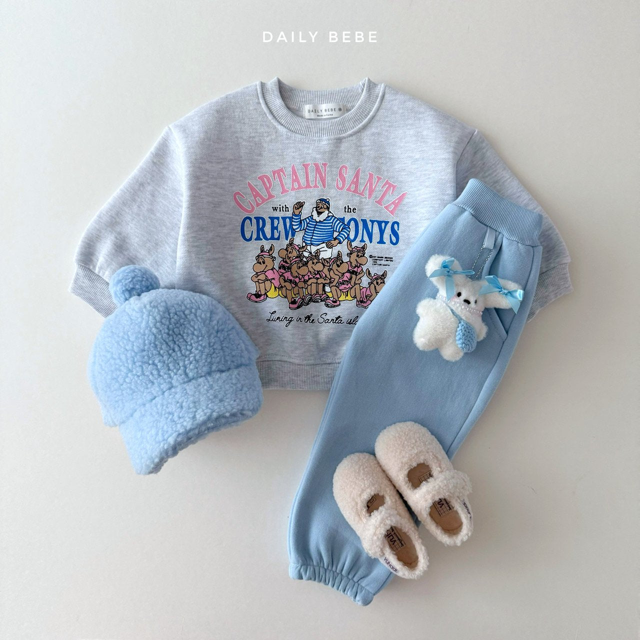 (Pre-order) Daily Bebe - Kids’ Keyring Jogger Pants 키링조거팬츠 (3 Colors)