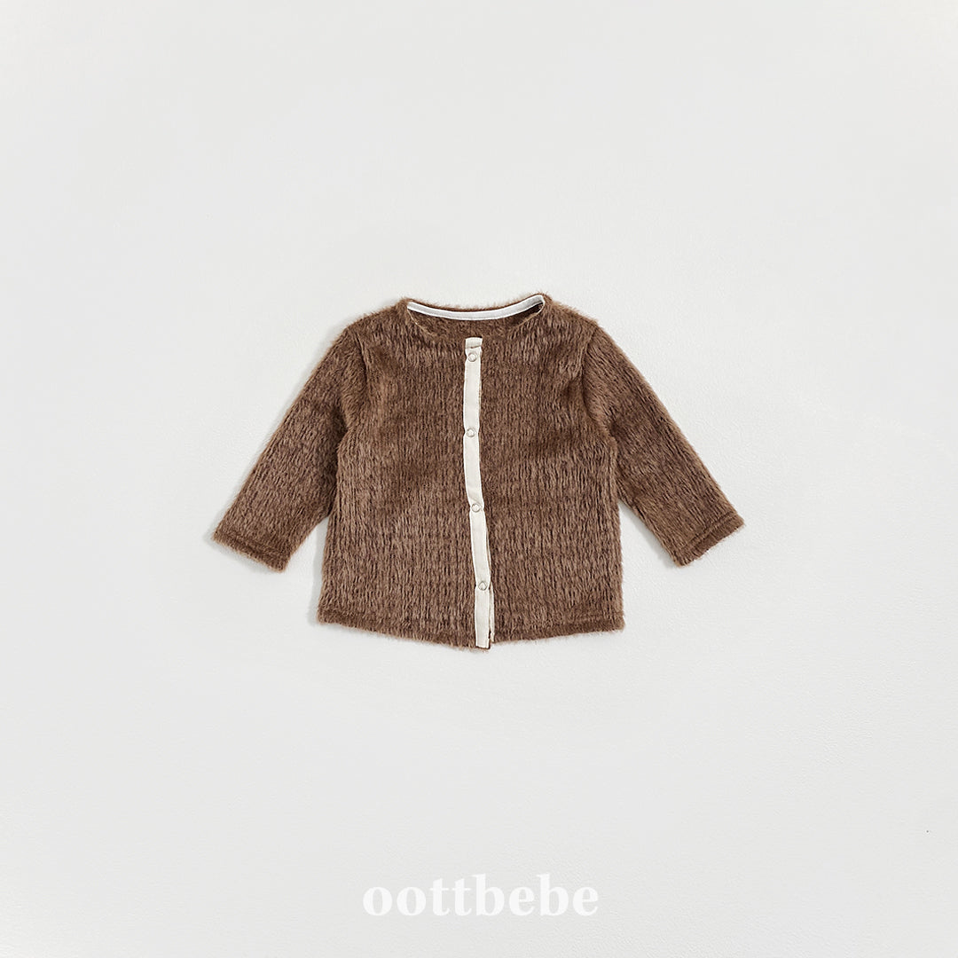 (Pre-order) OOTTBEBE Winter - Hazelnut Cardigan 헤이즐넛가디건 (4 Colors)