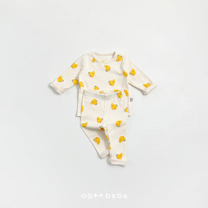 (Pre-order) OOTTBEBE Spring - Picnic Cotton Pajama Set 나들이실내복 (4 Colors)