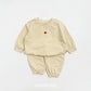 (Pre-order) OOTTBEBE -  Petit Modal Top & Bottom Set (Stretch Terry) 쁘띠모달상하복(쮸리스판) (4 Colors)