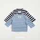 (Pre-order) OOTTBEBE -  Mix Stripe Knit Tee 믹스단가라티(니트) (2 Colors)