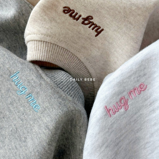 (Pre-order) Daily Bebe - Kids' Hug Me Sweatshirt 허그미 맨투맨 (3 Colors)