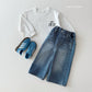 (Pre-order) Daily Bebe - Kids’ Loved Tee 러브드티 (2 Colors)