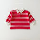 (Pre-order) Daily Bebe - Kids' Collar Stripe Tee 카라 단가라티 (2 Colors)