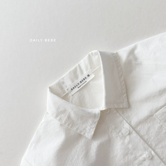 (Pre-order) Daily Bebe - Kids’ Basic School Shirts 베이직스쿨셔츠