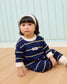 (Pre-order) OOTTBEBE Fall - Rookie Stripe Top & Bottom Set - 루키단가라상하복 (2 Colors)