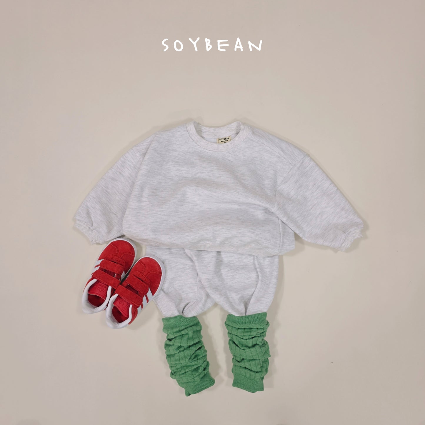 (Pre-order) Soybean Kids Spring - Junior Sweet Lollipop Top & Bottom Set 주니어 스윗롤리팝상하복 (14 Colors)