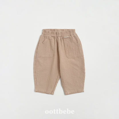 (Pre-order) OOTTBEBE - Playful Pocket Pants 위트포켓팬츠 (2 Colors)