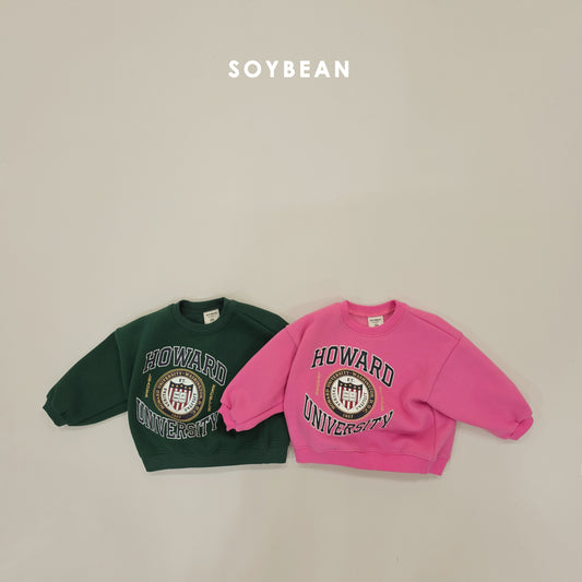 (Pre-order) Soybean Kids Winter - Howard Fleece-Lined Sweatshirt 하워드양기모맨투맨 (2 Colors)