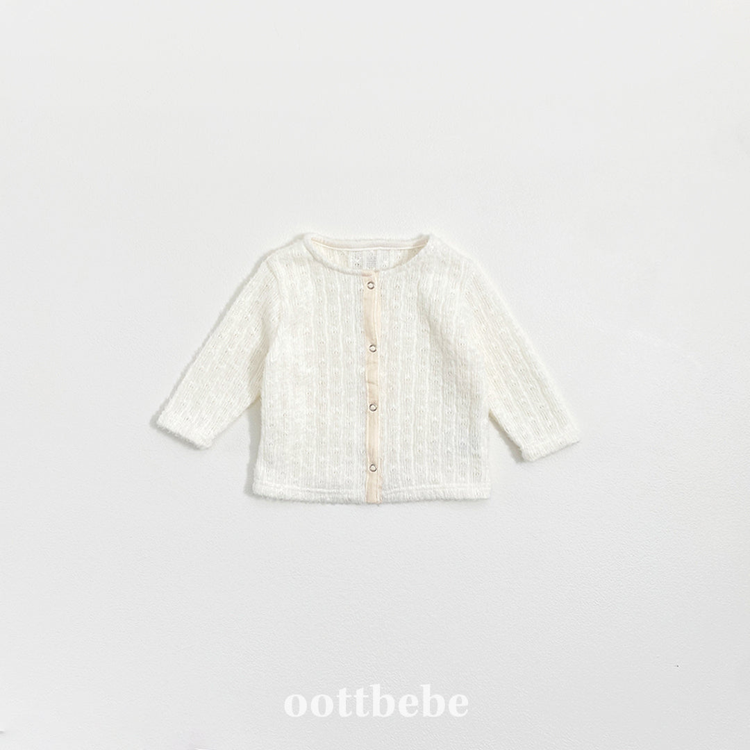 (Pre-order) OOTTBEBE Winter - Hazelnut Cardigan 헤이즐넛가디건 (4 Colors)