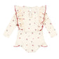 (Pre-order) KoongsKoongs Kids’ Premium Love Berry Rash Guard Dress Set (Ivory)