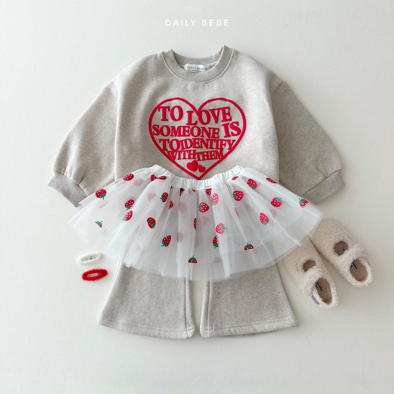 (Pre-order) Daily Bebe Winter - Kids' Layered Tutu Skirt 레이어드 튜튜 (2 Colors)