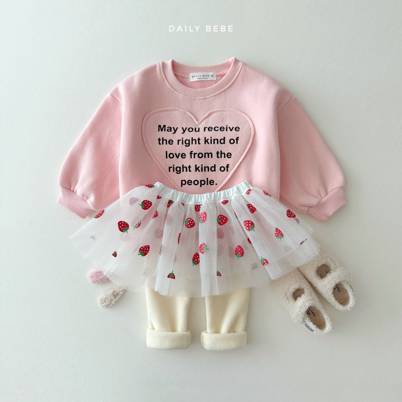 (Pre-order) Daily Bebe Winter - Kids' Layered Tutu Skirt 레이어드 튜튜 (2 Colors)