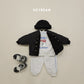 (Pre-order) Soybean Kids Winter - Cloud Bunny Fleece-Lined Top & Bottom Set 양기모구름토끼상하 (3 Colors)