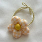 (Chenny Bong Bong) Kids’ Handmade Gingham Blossom Hair Tie (4 Colors)